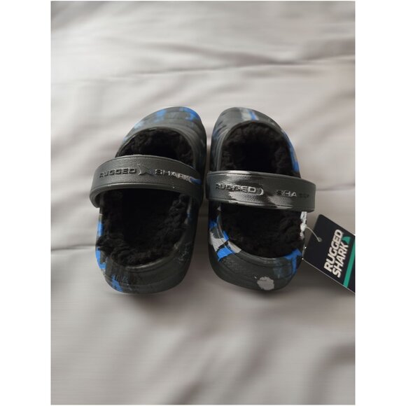 Rugged Shark Toddler Casual Fleece Lined Clogs Size 8 - NWT - Picture 5 of 8